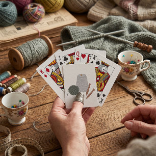 Knitting Poker Cards