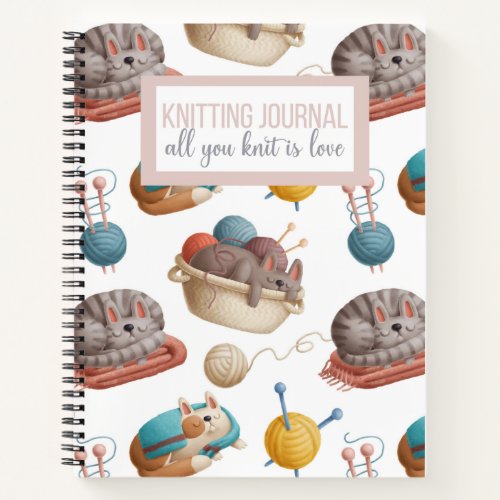 Knitting Projects Notebook