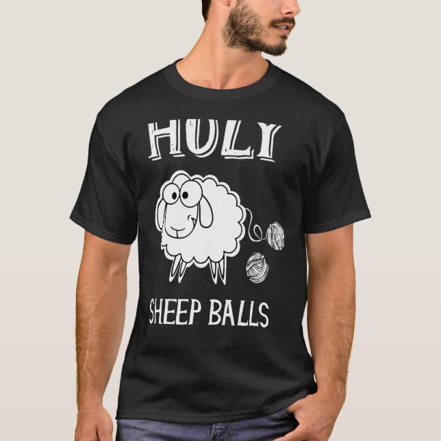 Knitting Quotes For Knitter Sheep Funny Sheep Wool T-Shirt (Front)