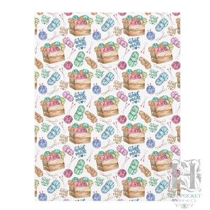 Knitting Scrapbook Paper