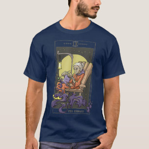Knitting Sewing Hermit Tarot Card Crochet T-Shirt