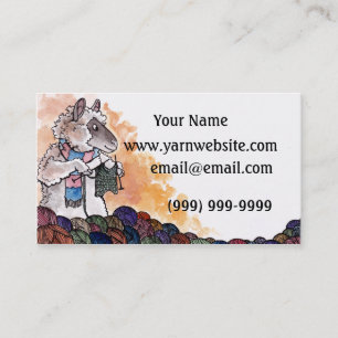 Knitting Sheep Business Card