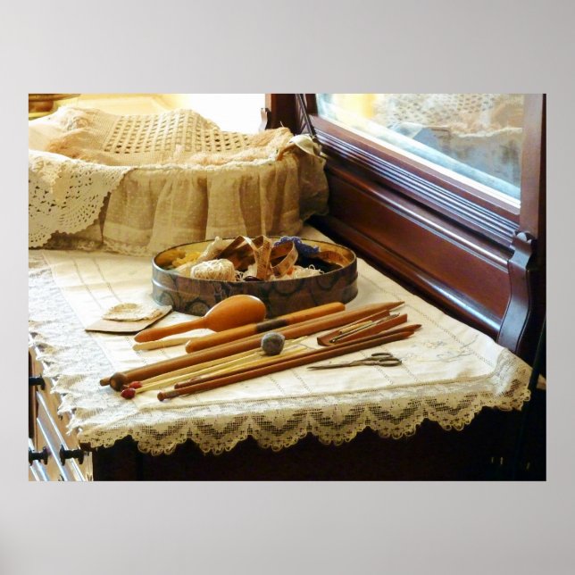 Knitting Supplies Poster (Front)