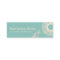 Knitting teal cream skinny business / sale cards