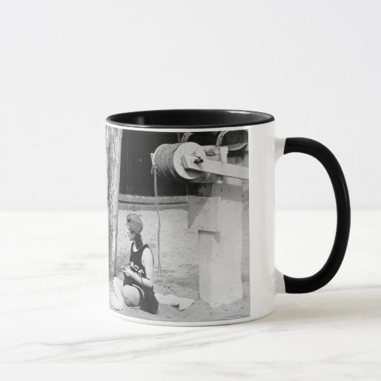 Knitting Venice Lifeguards, early 1900s Mug