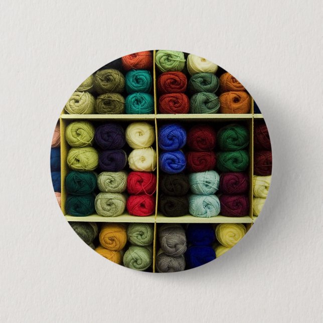 Knitting Yarn Button (Front)