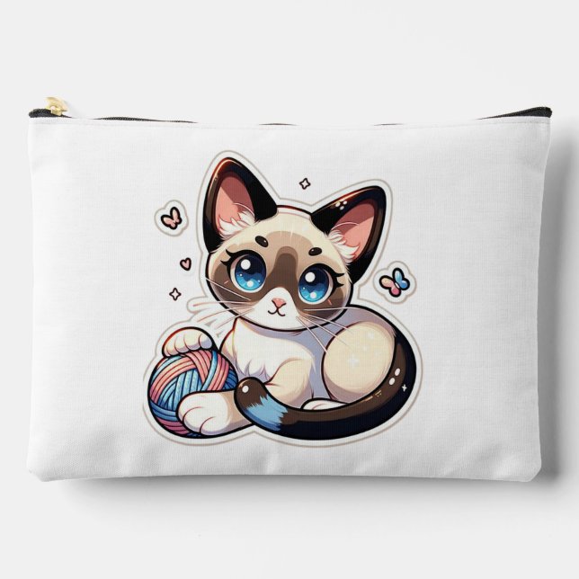 Knitty Kitty accessory pouch (Front)