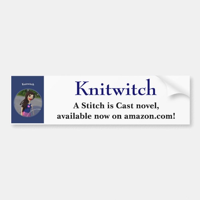 Knitwitch Bumper Sticker (Front)