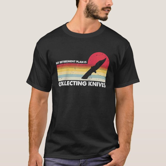 Knives Collectors for an Whisper Knife Raglan Base T-Shirt (Front)
