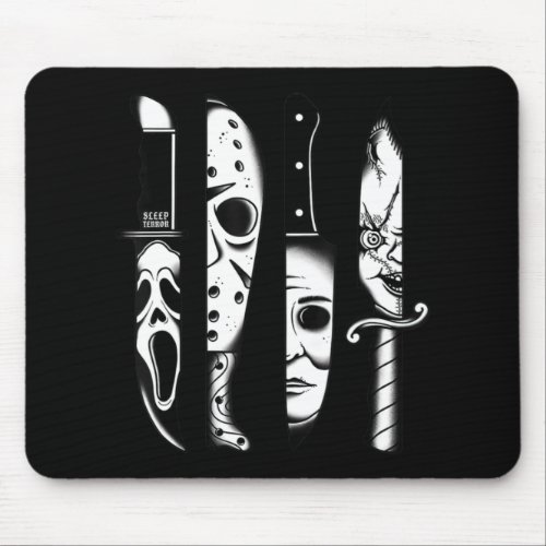 Knives Horror Movie Friday Halloween Horror Goth E Mouse Pad