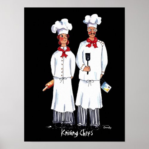 Kniving Chefs _ poster