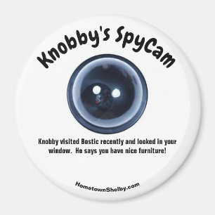 Knobby's SpyCam Bostic Fun Refrigerator Magnet