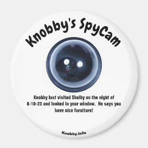 Knobby's SpyCam Shelby Fun Refrigerator Magnet