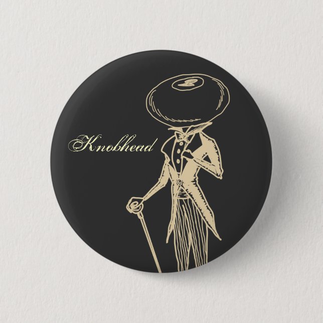 Knobhead Pinback Button (Front)