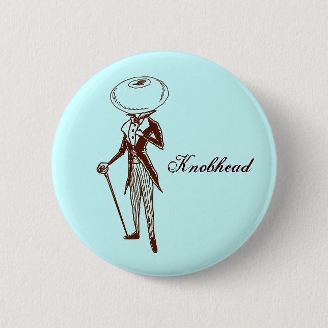 Knobhead Pinback Button (Front)