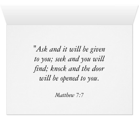Knock and the door will be opened to you (Inside Horizontal (Bottom))