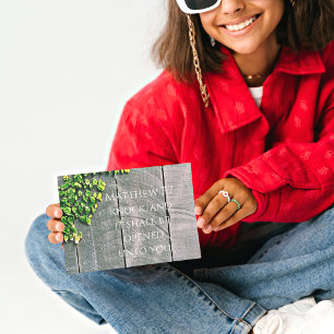 Knock And The Door Will Open Get Well Card