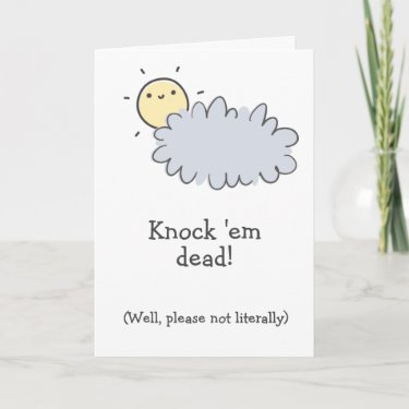 Knock 'em Dead! Show Chemo who's Boss Funny Cancer