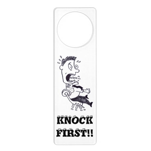 Knock First Door Hanger