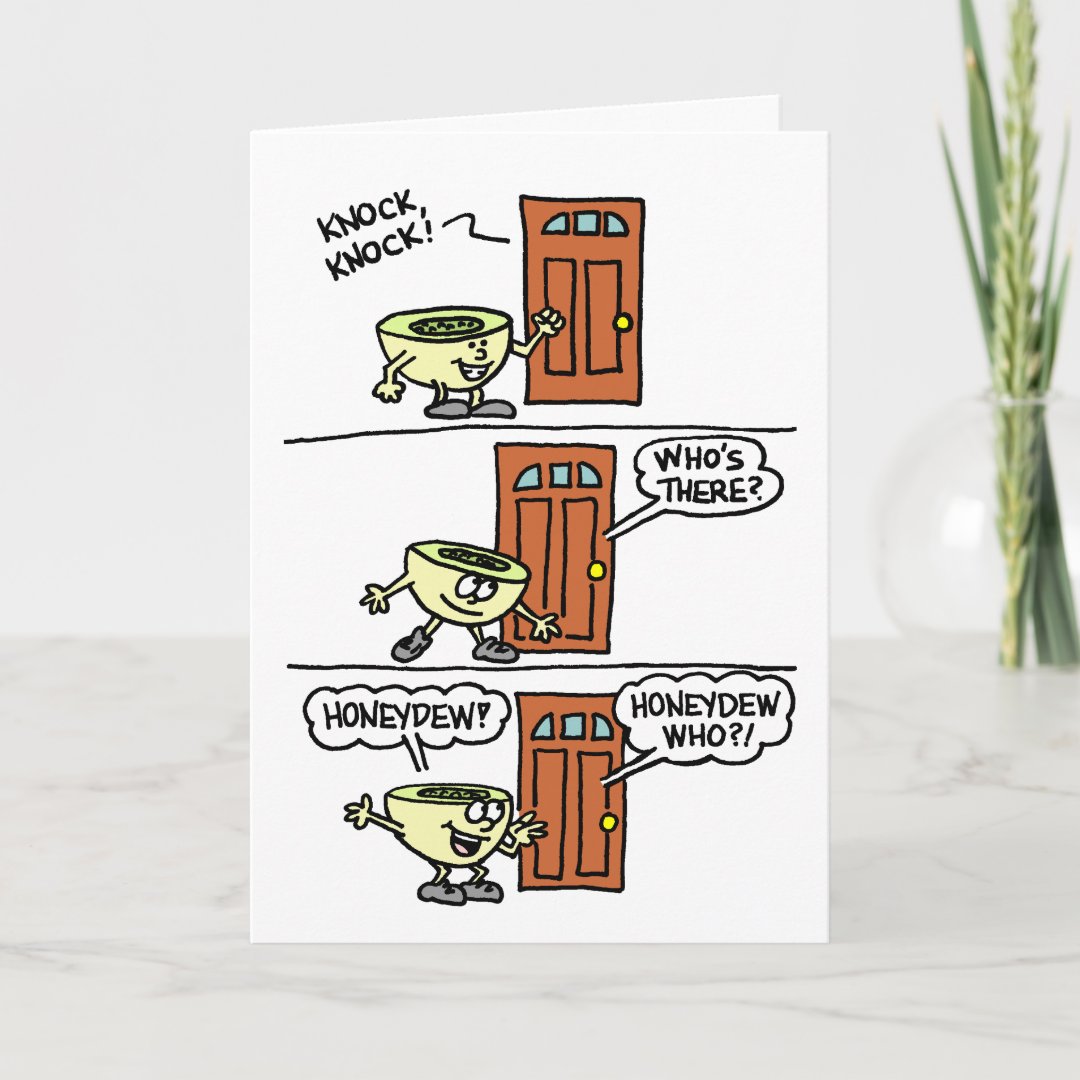 Knock Knock Honeydew Cute 10th Anniversary Card Zazzle