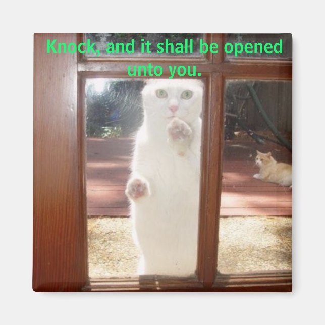 Knock, knock. magnet (Front)