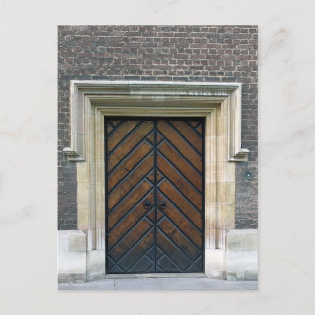 Knock Knock ... Whose There?  London Postcard (Front)