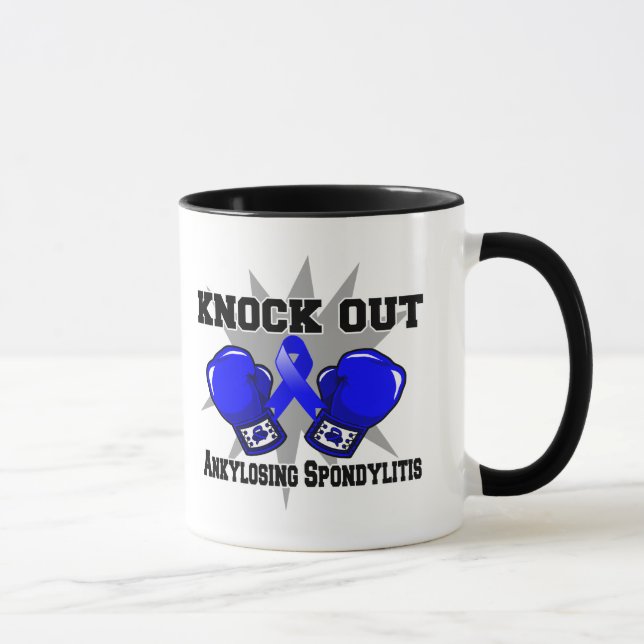 Knock Out Ankylosing Spondylitis Mug (Right)
