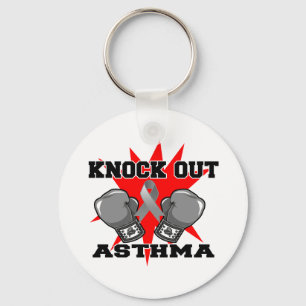 Knock Out Asthma Keychain