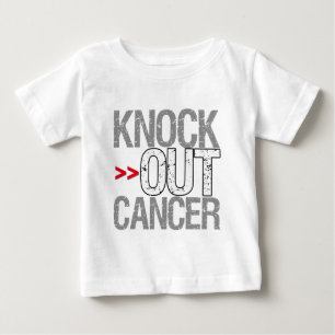 Knock Out Cancer - Lung Cancer Baby T-Shirt