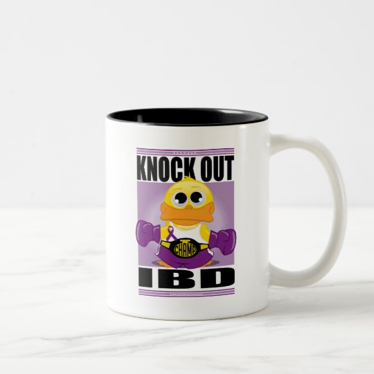 Knock Out IBD Two-Tone Coffee Mug