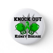 Knock Out Kidney Disease Pinback Button