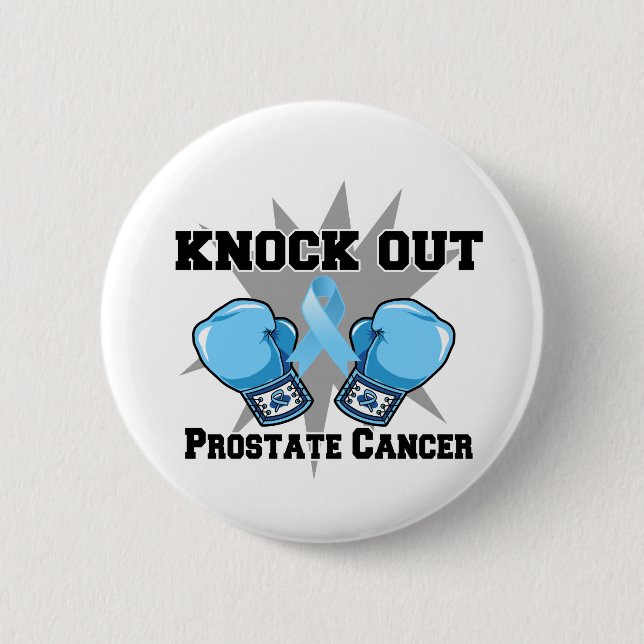 Knock Out Prostate Cancer Button (Front)