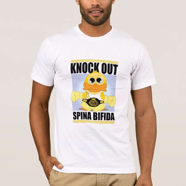 Knock Out Spina Bifida T-Shirt (Front)
