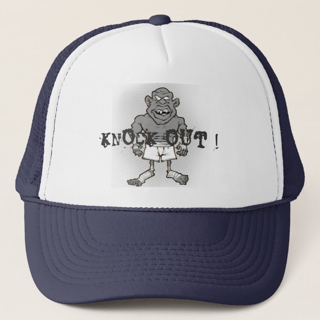 KNOCK OUT ! TRUCKER HAT (Front)