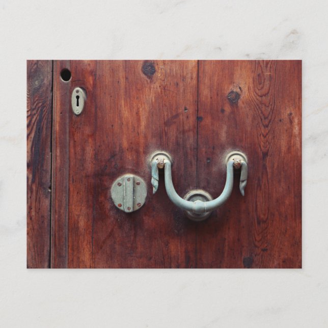 Knock the door postcard (Front)