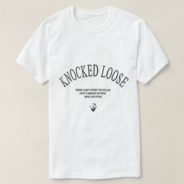 Knocked Loose Merch Where Light Divides   T-Shirt (Design Front)