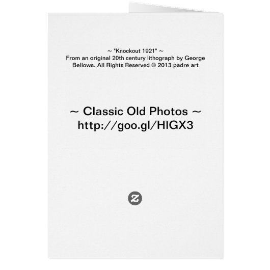 Knockout 1921 cards (Back)