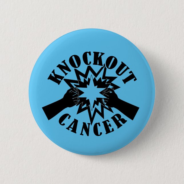Knockout Cancer Button (Front)