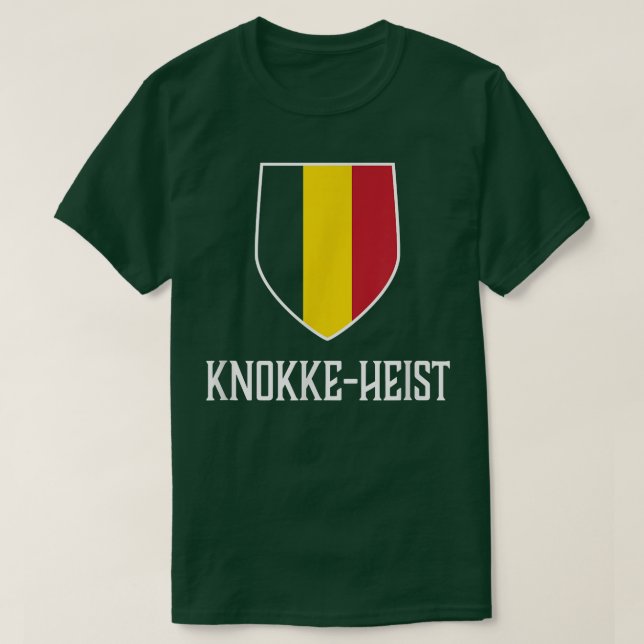 Knokke-Heist, Belgium - Belgian Belgique Shirt  (Design Front)