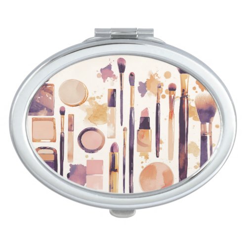 Knolling Makeup Compact Mirror