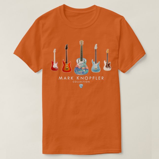 Knopfler Guitar Collection T-Shirt (Design Front)
