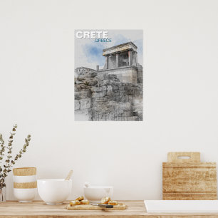 Knossos Palace – Ancient Minoan Ruins Wall Art