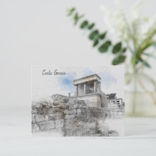 Knossos Palace Crete Greece Postcard – Ancient