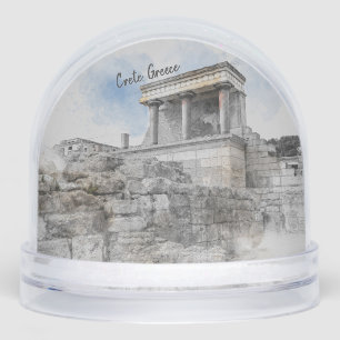 Knossos Palace Snow Globe – Heraklion Crete Greece