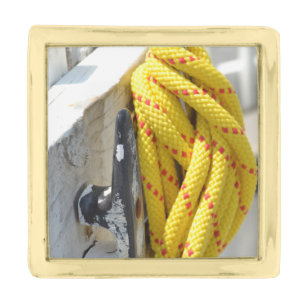 Knot Another by Kenneth Yoncich Gold Finish Lapel Pin