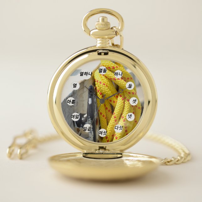 Knot Another (Korean Face) by Kenneth Yoncich Pocket Watch (Inside)