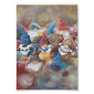 Knot Gnomes Art Print