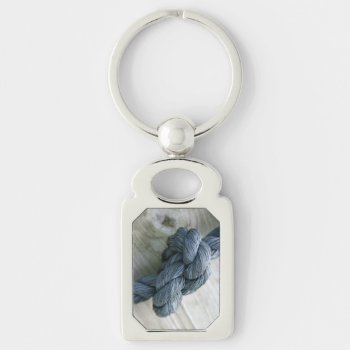 Knot Photo Rectangle Metal Keychain by lynnsphotos at Zazzle