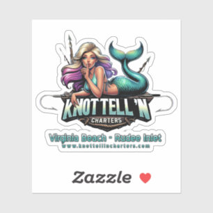 Knot Tell'n Charters Logo Sticker