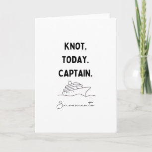 Knot Today Captain Cruise Outfit Sacramento Califo Card